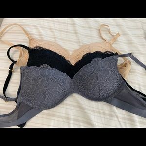 Lively lace no-wire push up